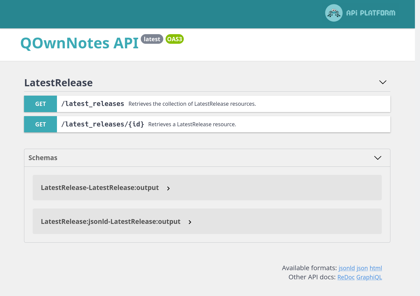 Web API for QOwnNotes for checking for new releases /posts/qownnotes-api/screenshot.webp