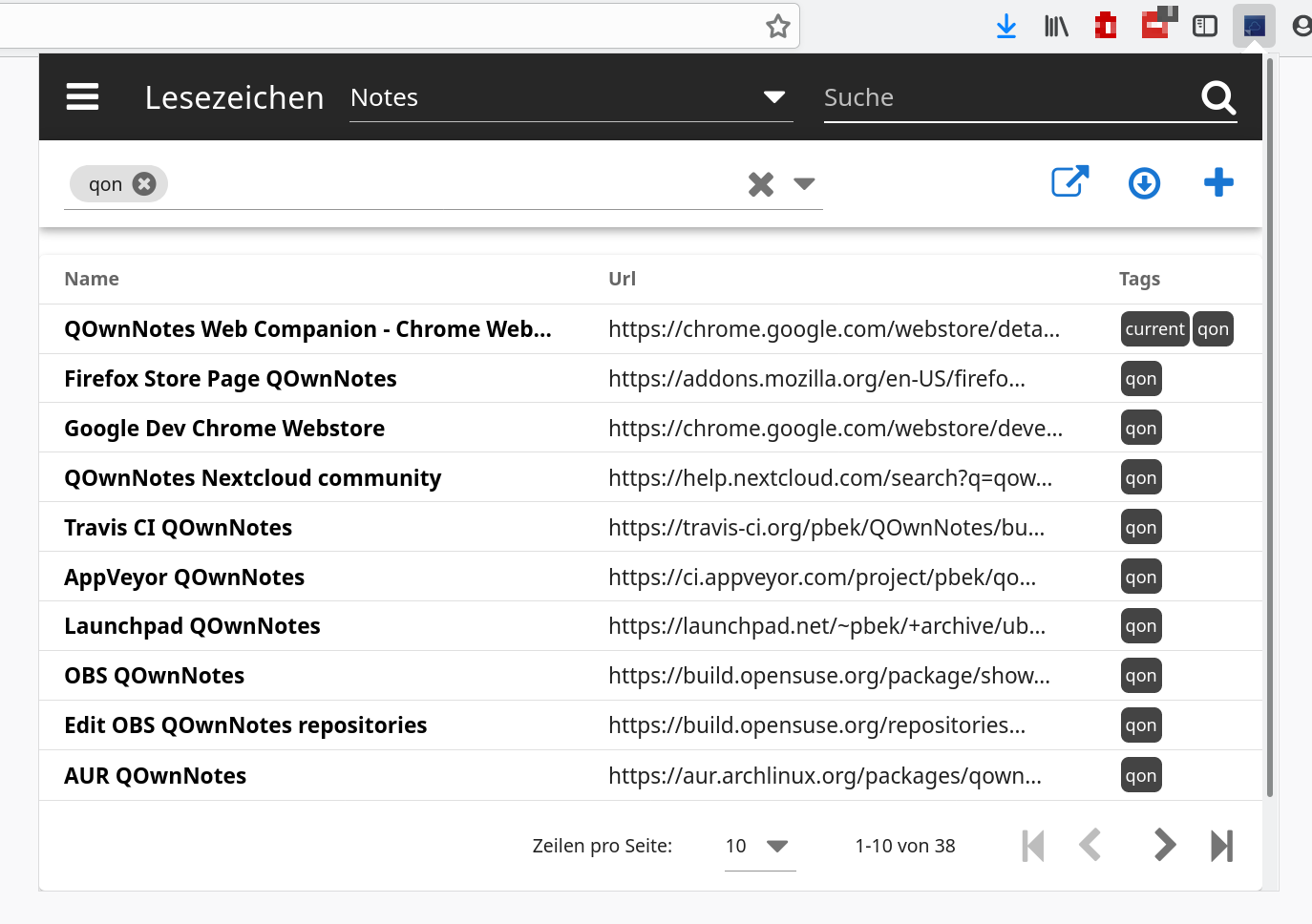 Chrome / Firefox browser extension to interact with the note-taking desktop application QOwnNotes /posts/qownnotes-web-companion/screenshot.webp
