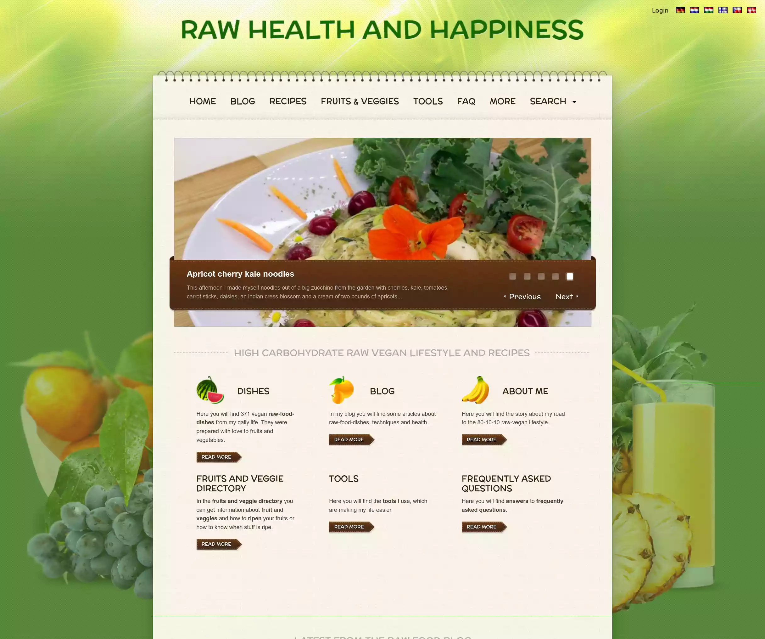 High carbohydrate raw vegan lifestyle and recipes /posts/rawhealthandhappiness/screenshot.webp